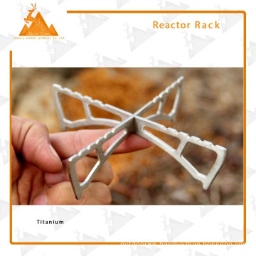 Alcohol Burner Bracket Non-slip Portable Folding Titanium Rack